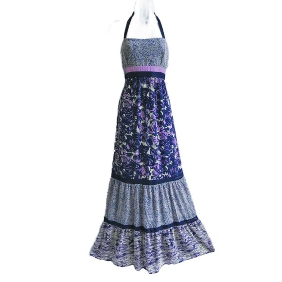 jonathan martin maxi dress 90s 'Jonathan Martin.com' Rose Maxi Dress  EarthWindandVintage